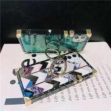 Emerald Marble iPhone Case with Ring | Modacases