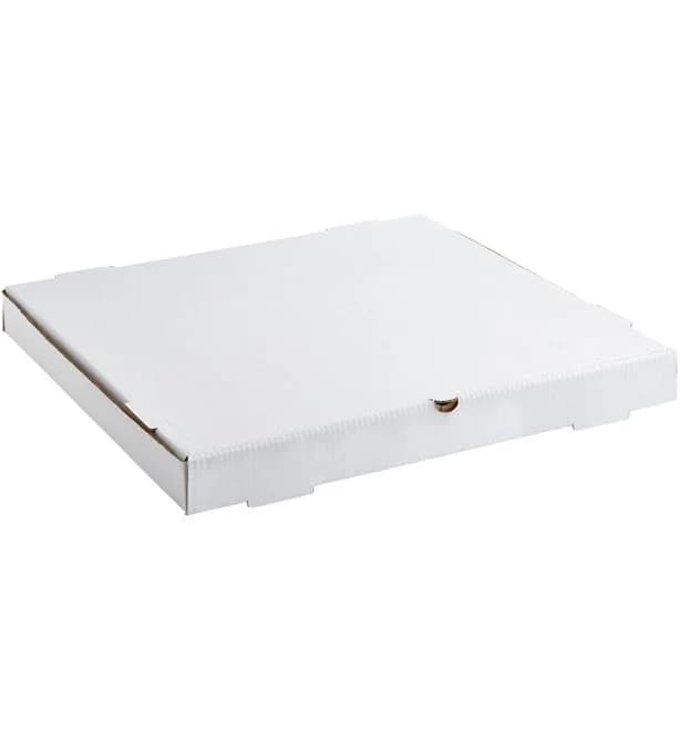 Choice 20" x 20" x 2" White Customizable Corrugated Plain Pizza Box - 25/Case