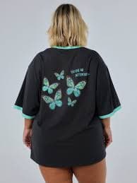KISS & TELL OVERSIZE TEE – Moana Bikini - Worldwide