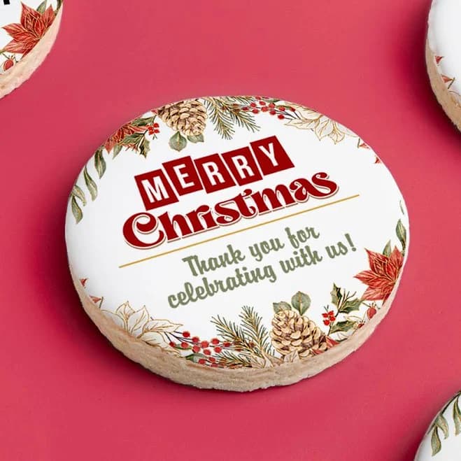 Custom Christmas Holiday Cookies
