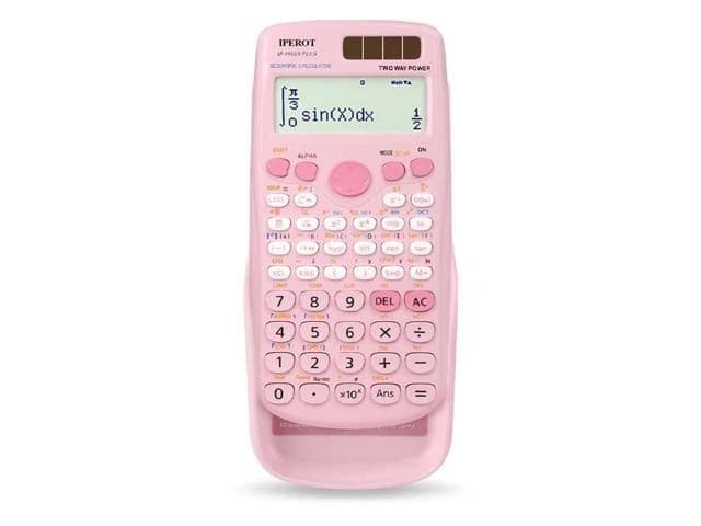 Scientific Calculators, Pink Scientific Calculator 417 Function, Desktop Math Solar Calculators School Supplies Suitable for High School and College S