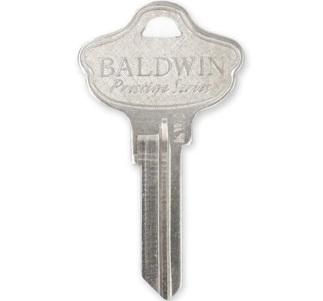 Baldwin Prestige Key Blank for SmartKey Cylinder KW1 Keyway