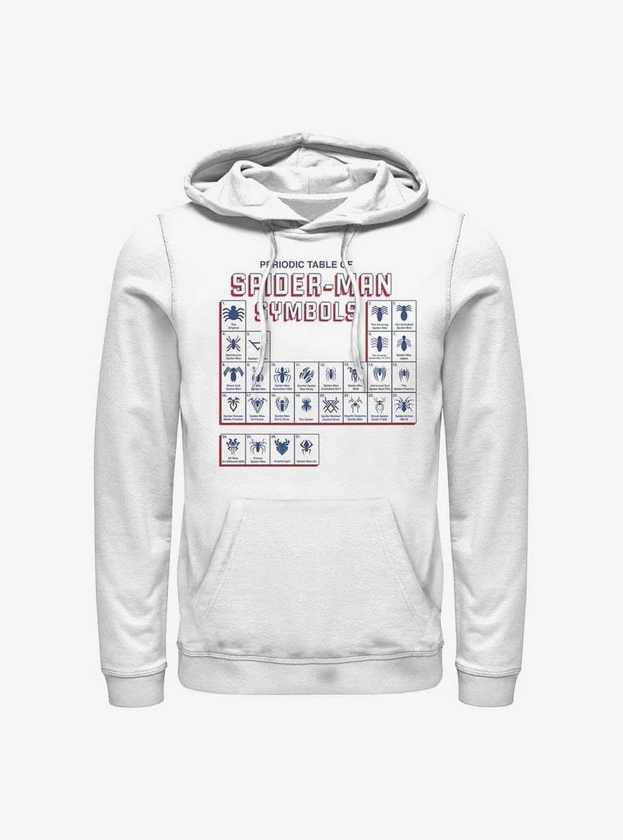 Marvel Spider-Man Spider Icons Graphic Hoodie