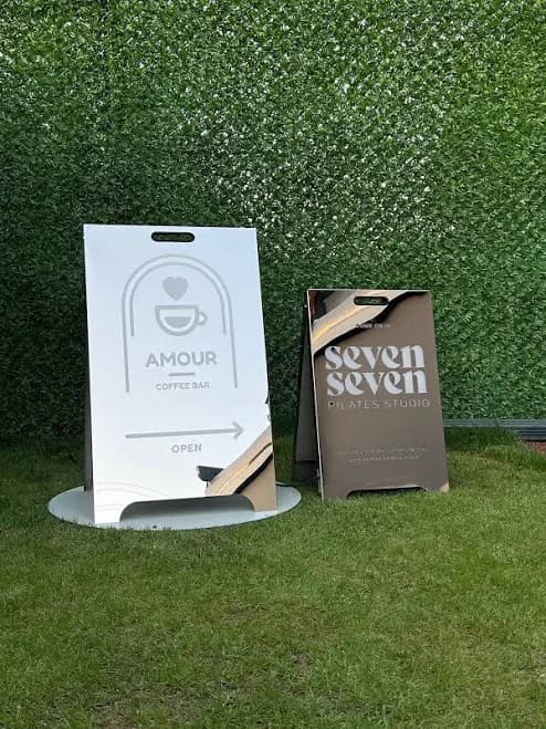 Metal A Frame Sign, Sidewalk Sign, Sandwich Board Sign For Businnesses, Modern Custom Sign, Pavement Sign, A Frame Easy Set Up, Shop Sign