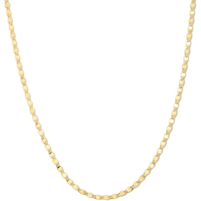 Zales 10K Gold Diamond-Cut Valentino Chain Necklace