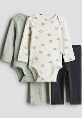 H&M Baby 4-Piece Jersey Set