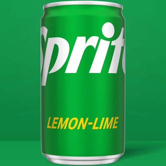 Sprite Lemon Lime Mini Soda Pop Soft Drink, 7.5 Fl Oz, 10 Pack Cans