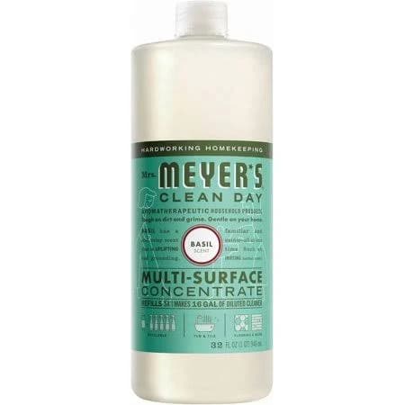 Clean DAY Multi-Surface Cleaner Concentrate, Use to Clean Floors, Tile, Counters, Basil, 32 fl. oz, Size: 1