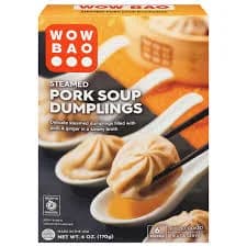 Wow Bao Steamed Pork Soup Dumplings - 6 ct Frozen