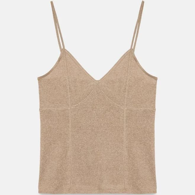 Zara Cotton Blend Tank Top