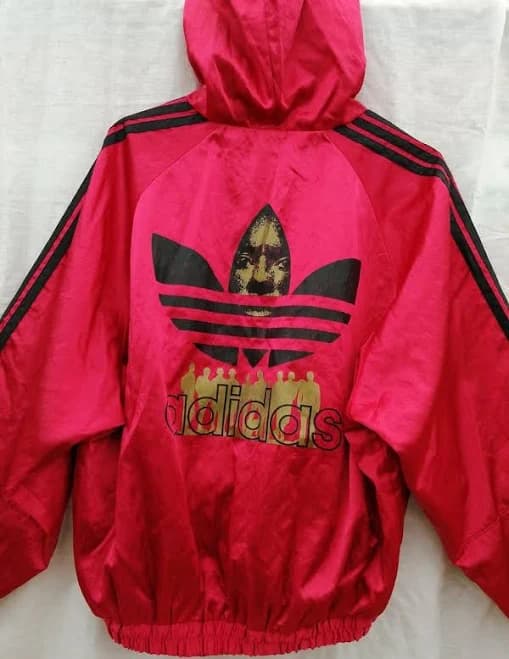 Adidas Track Jacket Red Size L