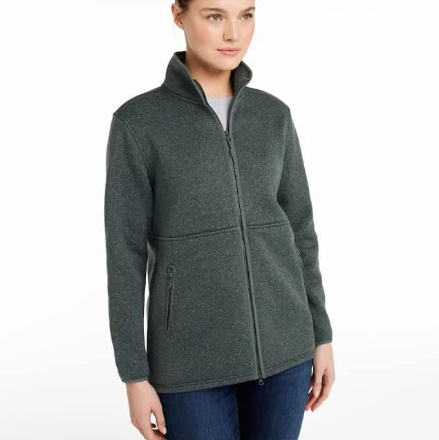 L.L.Bean Women's Sweater Fleece Full-Zip Coat