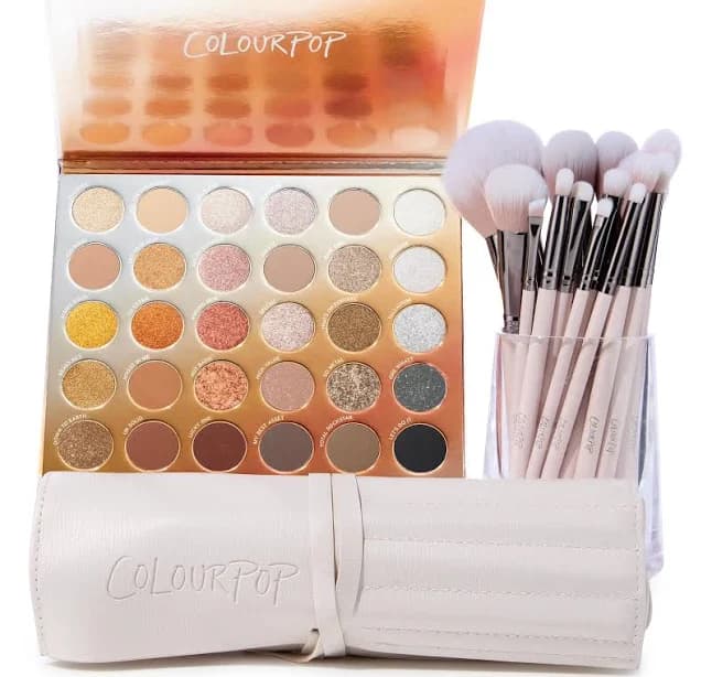 Colourpop Metallic Mood Eye Shadow Palette & Brush Set