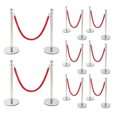 Garvee 4 Pcs Stainless Steel Stanchions Posts