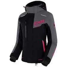 FXR Renegade FX 2-In-1 Insulated Women's Snowmobile Jacket - Fuchsia/Charcoal