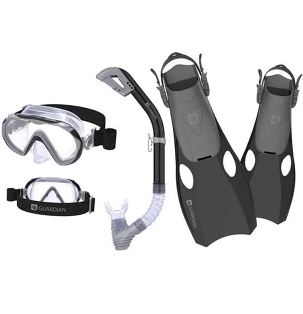 Guardian Scuba Adult Perdido Dry Snorkeling Set