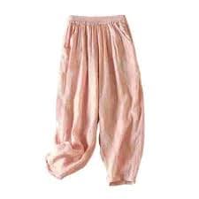 Women's Linen Palazzo Pants 2025 Summer Boho Wide Leg High Waist Casual Lounge Pant Beach Travel Vacation Outfits - Walmart.com