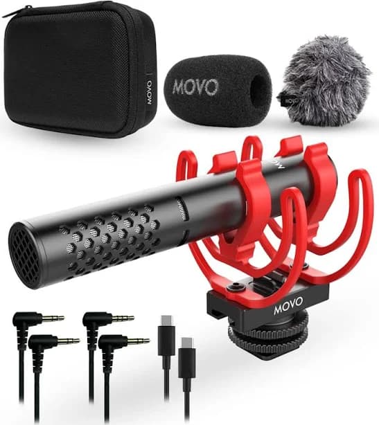 Movo X1-Mini Video Shotgun Mic
