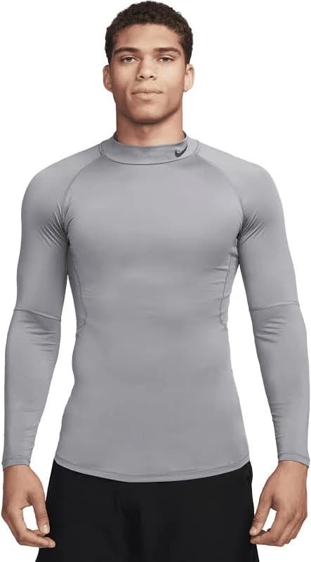 Nike Men's Dri-FIT Pro Mock-Neck Long-Sleeve Top