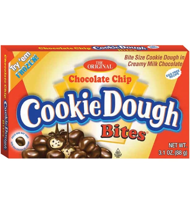 Theater Box Candy - Original Chocolate Chip Cookie Dough Bites - 12ct Display Box