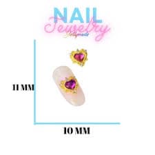 Sailor Moon Heart Purple Zircon Diamonds 3D Decoration - Etsy
