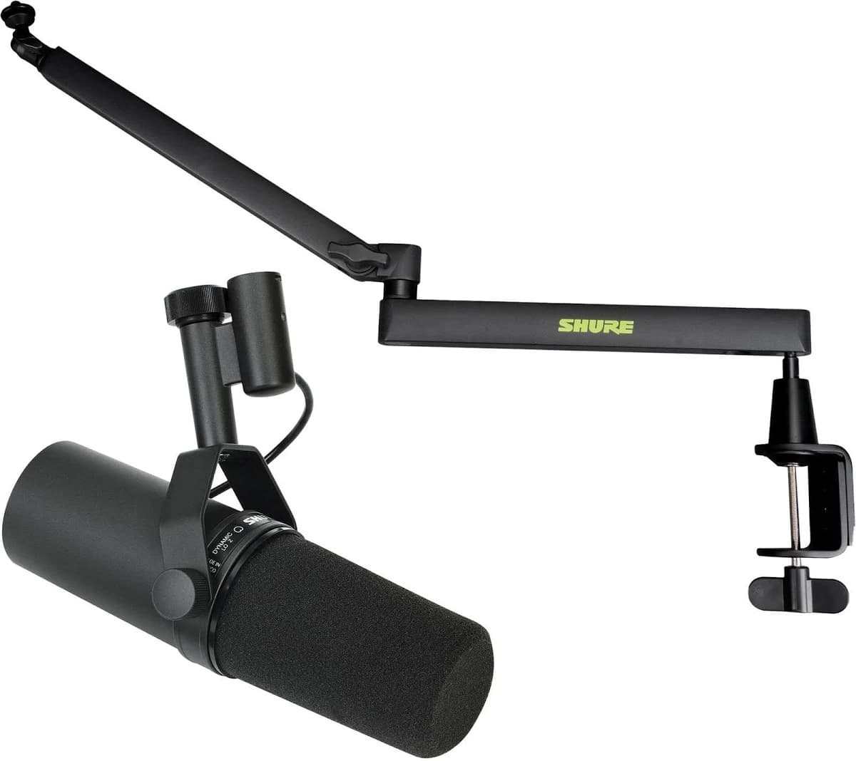 Shure Sm7b Cardioid Dynamic Vocal Microphone With Low-profile Desk