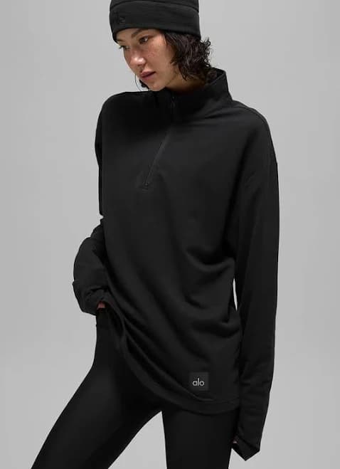Alo Yoga Alo Double Take Long Sleeve 1/4 Zip