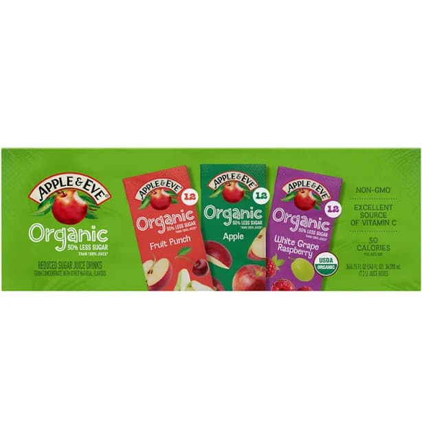 Apple & Eve Organic Reduced Sugar Variety Pack
