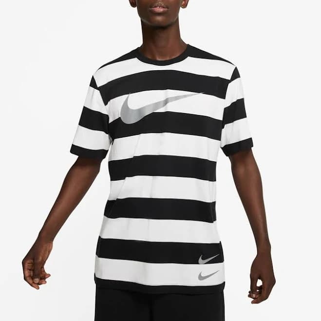Nike Men's Sportswear Swoosh Striped T-Shirt