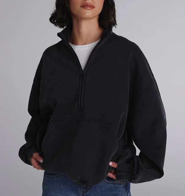 Tillys Women's Half-Zip Sweatshirt