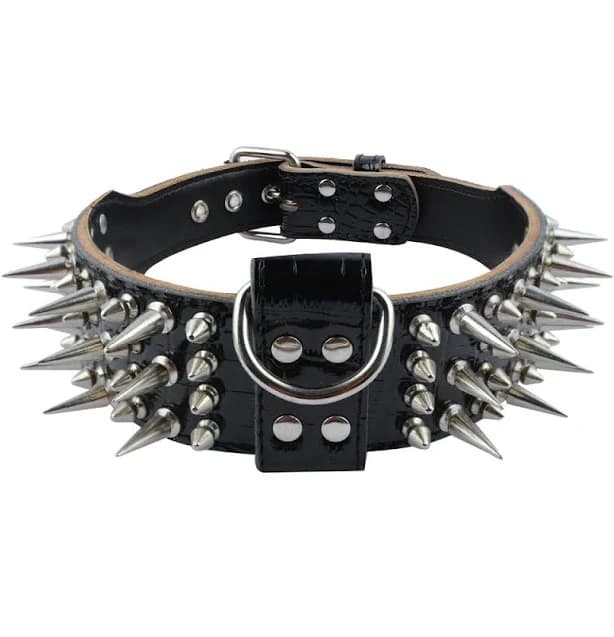 Spiked Collar for Big Dogs X-Large / Black