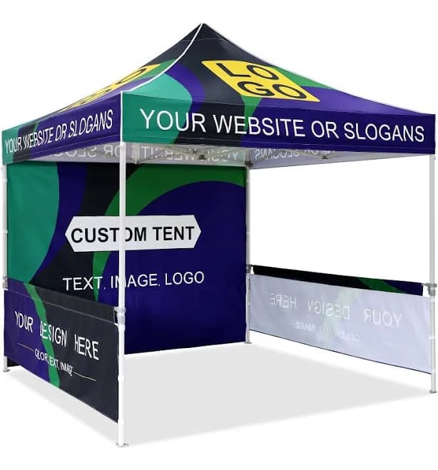 Heavy-Duty Canopy Tent with Logo and Custom Design