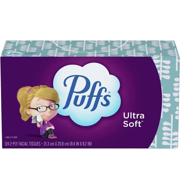 Puffs Ultra Soft Facial Tissues