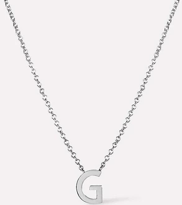 Ana Luisa Women's Silver Initial Necklace