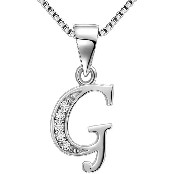 Letter Initial Necklaces Pendant Women Men Name Jewelry Gift 925 Silver