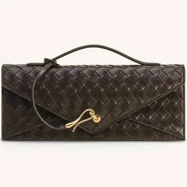 Celeste Woven Textured Envelope Top Handle Bag
