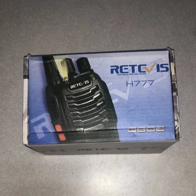 Retevis H-777 Portable Two Way Hand Held UHF Two Way Radio Walkie Talkie 16 Channels Black | Analog | China | Airware