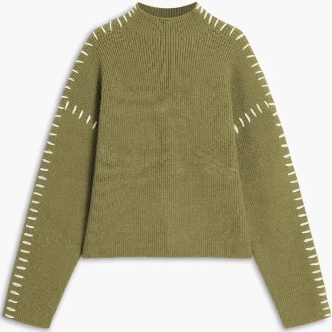 Shift The Focus Oversized Mock Neck Sweater