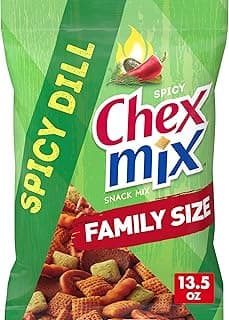 Spicy Dill Savory Snack Mix, Family Size, Snack Bag, 13.5 oz