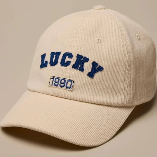 Lucky Brand Corduroy Baseball Hat