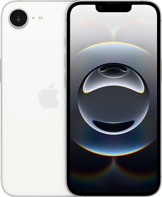 Apple iPhone 16e - 128GB - White - With 36 Installment Payments + Plan