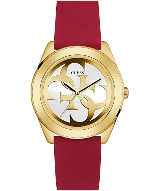 GUESS Women's Silicone Analog Watch