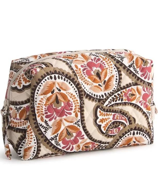 Vera Bradley Blooming Paisley Medium Cosmetic Bag