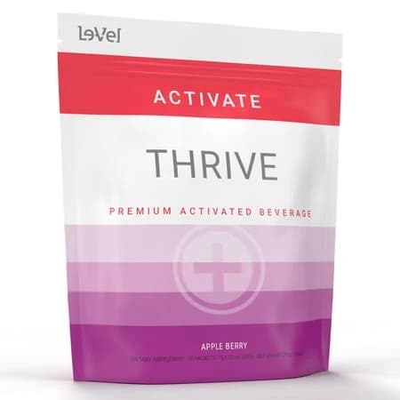 Thrive Activate Energy Drink Mix, Focus & Performance Powder with Vitamin B12, Vitamin C, E & Zinc, L Carnitine, L Taurine, and Caffeine, Gluten