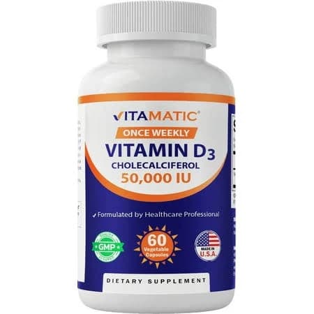 Vitamatic Vitamin D3 50,000 IU Weekly Dose