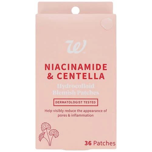 Walgreens Niacinamide & Centella Hydrocolloid Blemish Patches