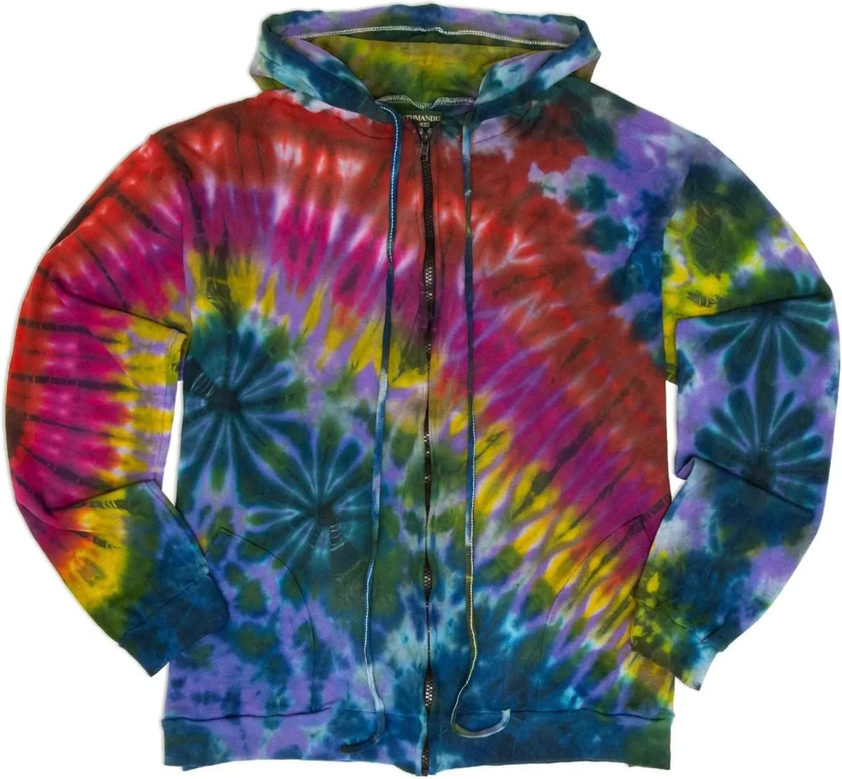 Nebula Tie Dye Zip Up Hoodie