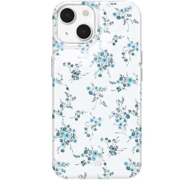iPhone 14 White French-Floral-Cases Cute Phone Case | Velvet Caviar