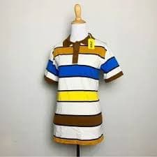 Golf Wang | Shirts | New Mens Golf Wang Polo Striped Yellow Size Xs | Poshmark