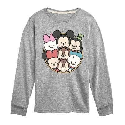 Disney Mickey Friends Long Sleeve Graphic T-Shirt